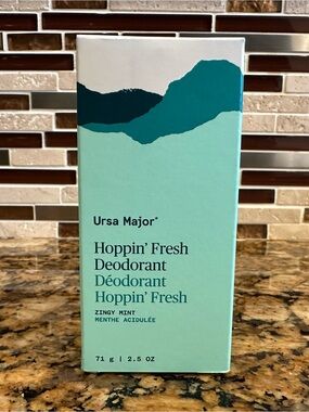 NEW Ursa Major Hoppin’ Fresh Deodorant Zingy Mint Ulta Clean 2.5oz 71g